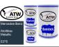 Preview: Mercedes-Benz, Atollblau Metallic, 5375: 500ml Lackdose + 500ml Klarlack + 250ml Härter - Set, von ATW Autoteile West.